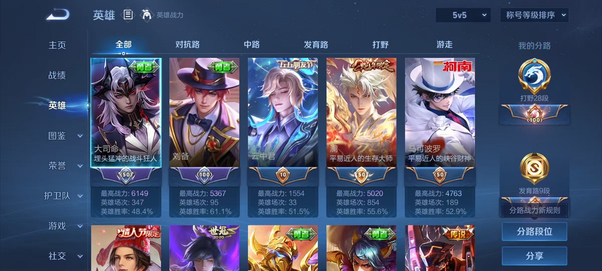 WZCMW3381895王者荣耀账号详情图2