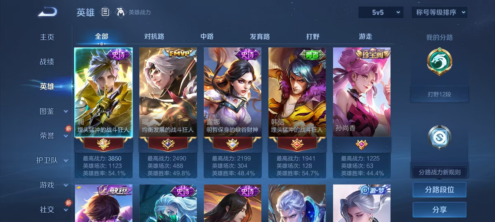 WZCMW3384110王者荣耀账号详情图3