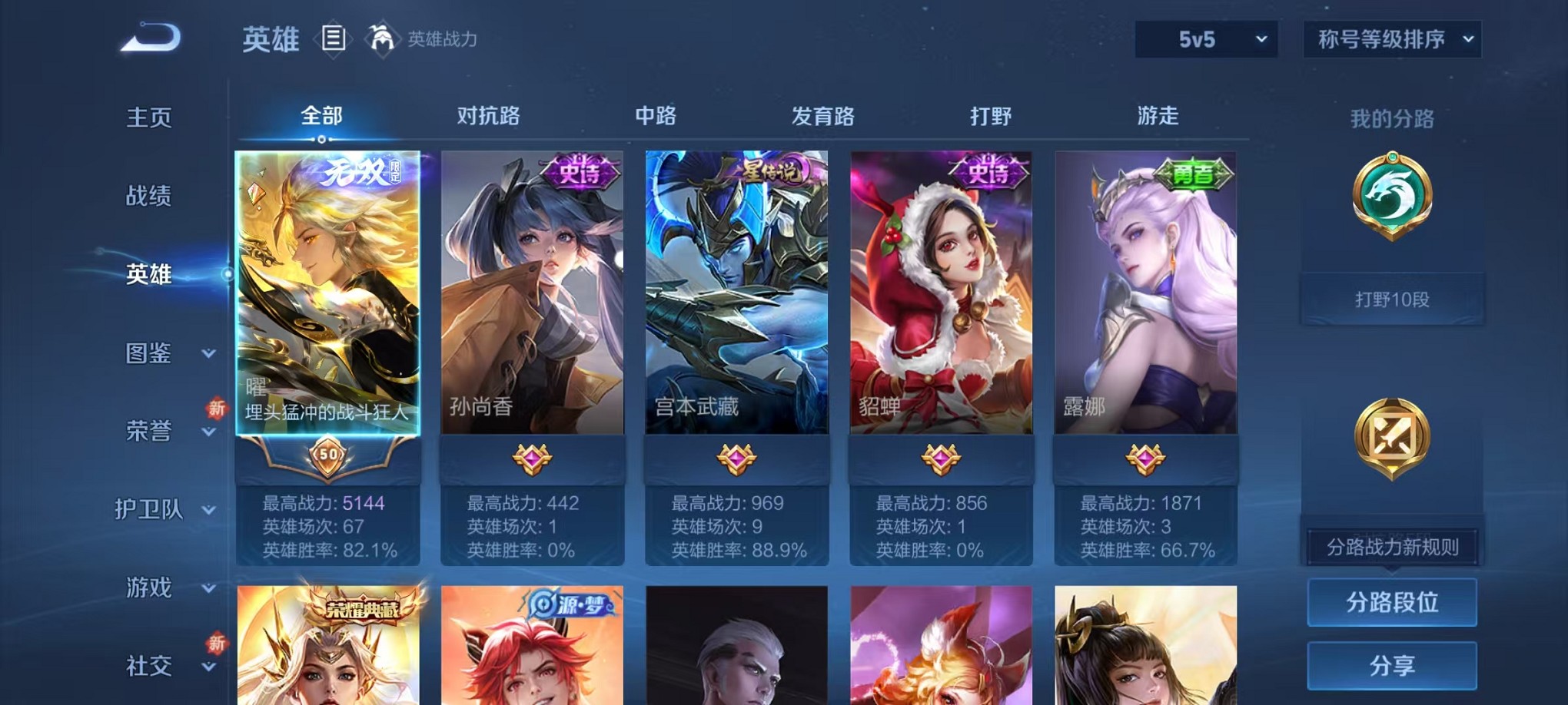 WZCMW3383408王者荣耀账号详情图3