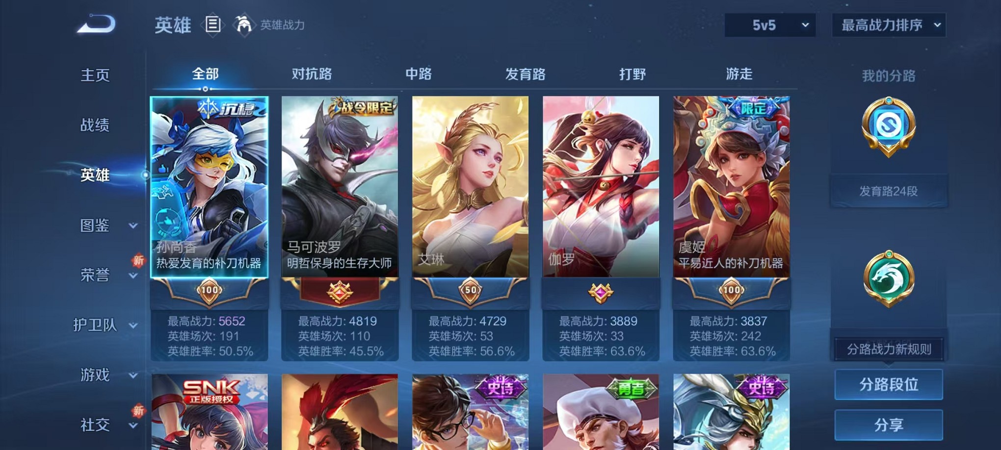 WZCMW3383466王者荣耀账号详情图3