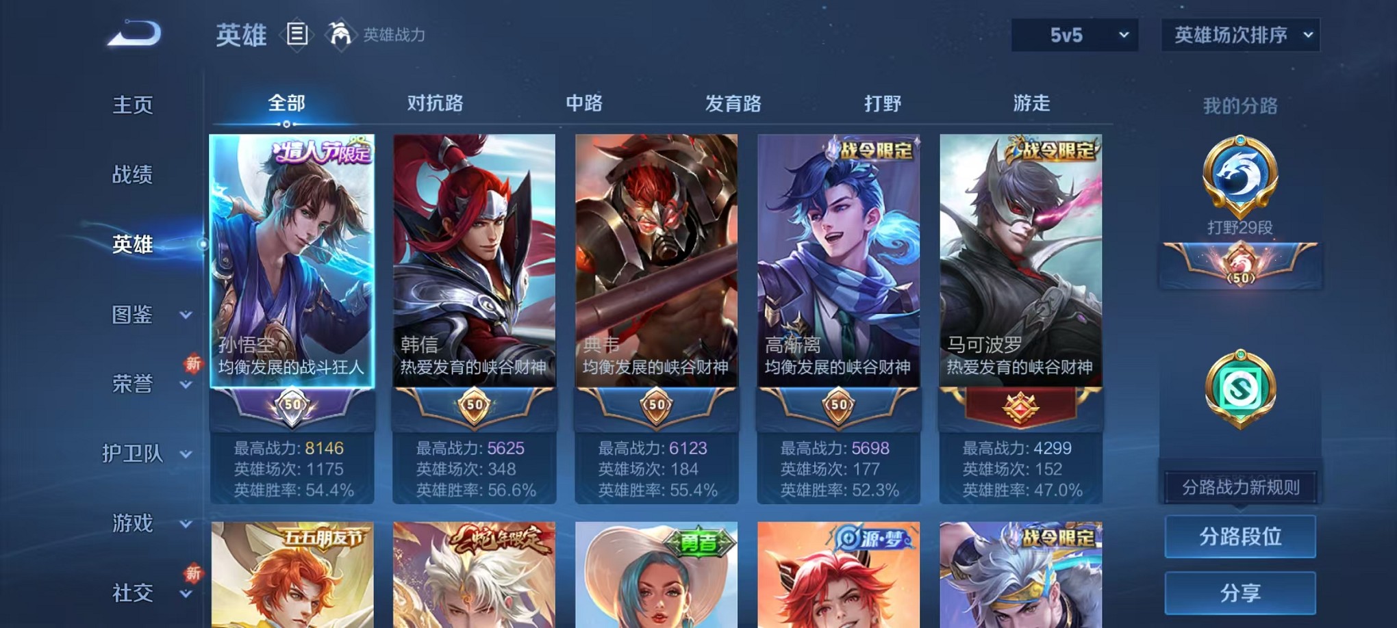 WZCMW3384781王者荣耀账号详情图2