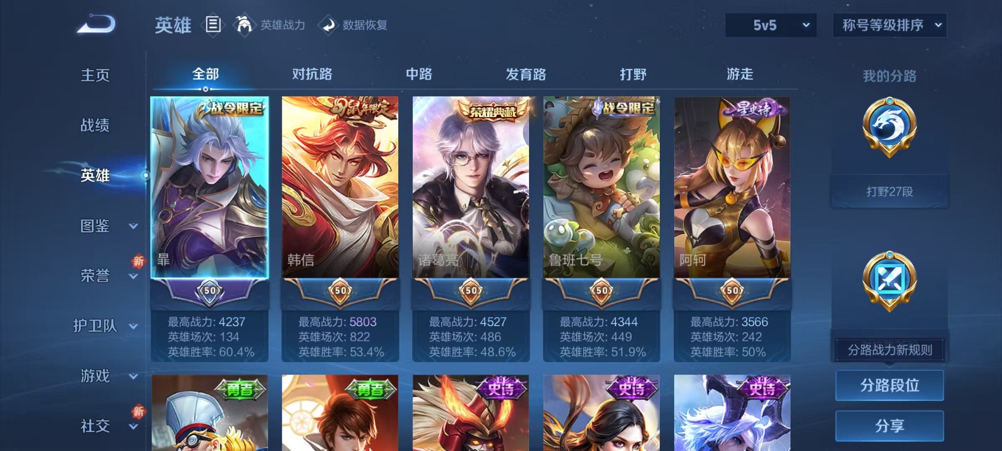 WZCMW3387093王者荣耀账号详情图3