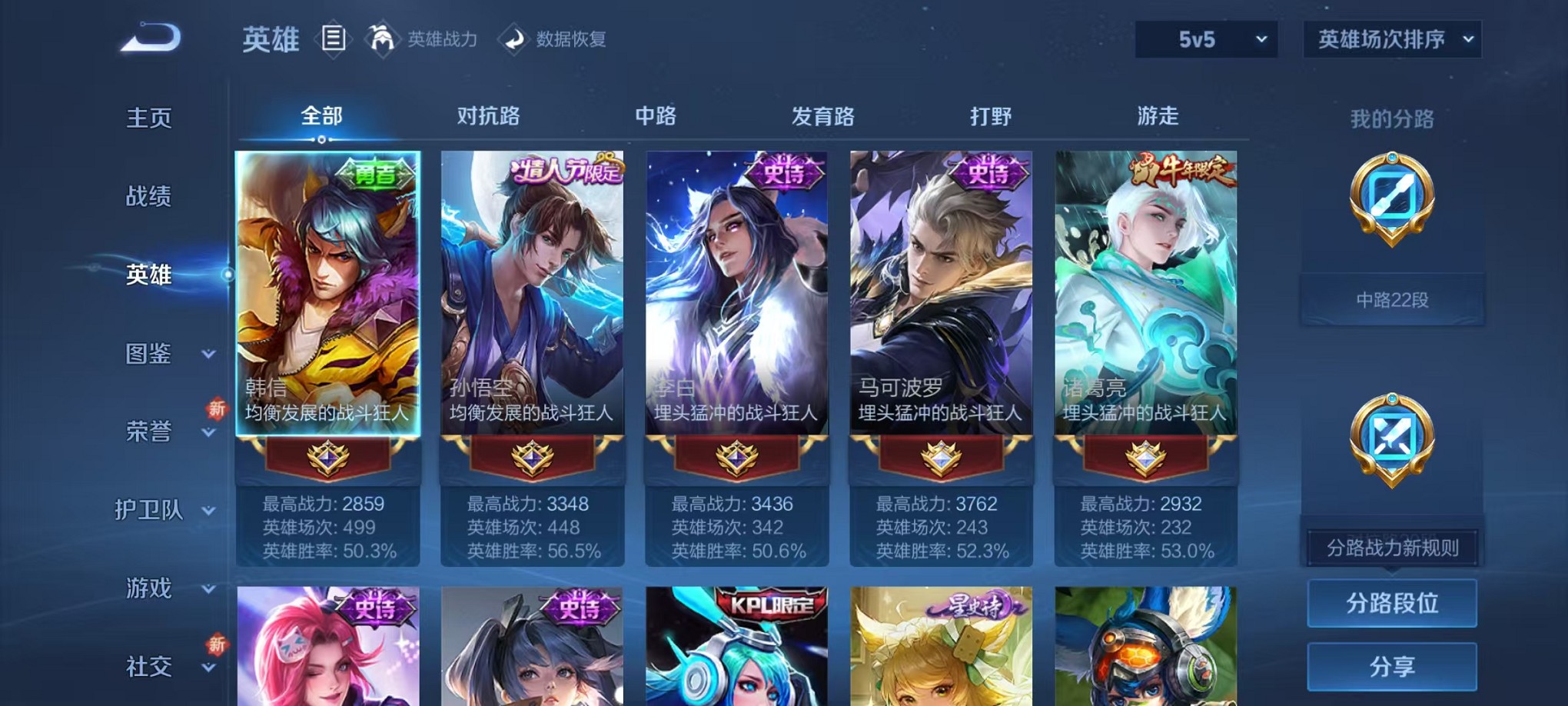 WZCMW3387096王者荣耀账号详情图3