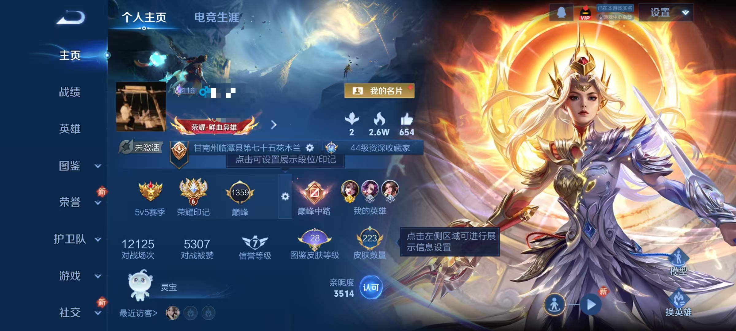 王者荣耀账号安卓QQ125英雄-224皮肤-可二次【1金标 九霄神辉至尊宝 224皮肤2传说】安卓QQ-125英雄-22