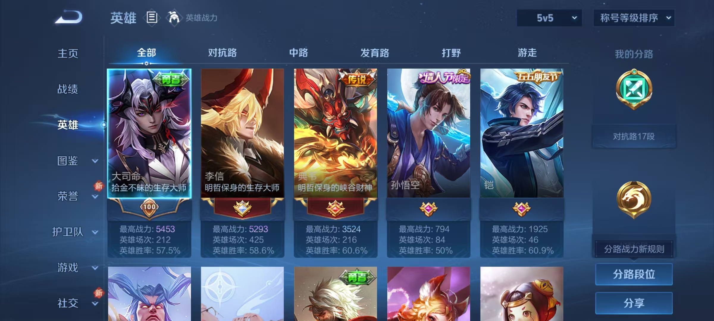 WZCMW3405399王者荣耀账号详情图4