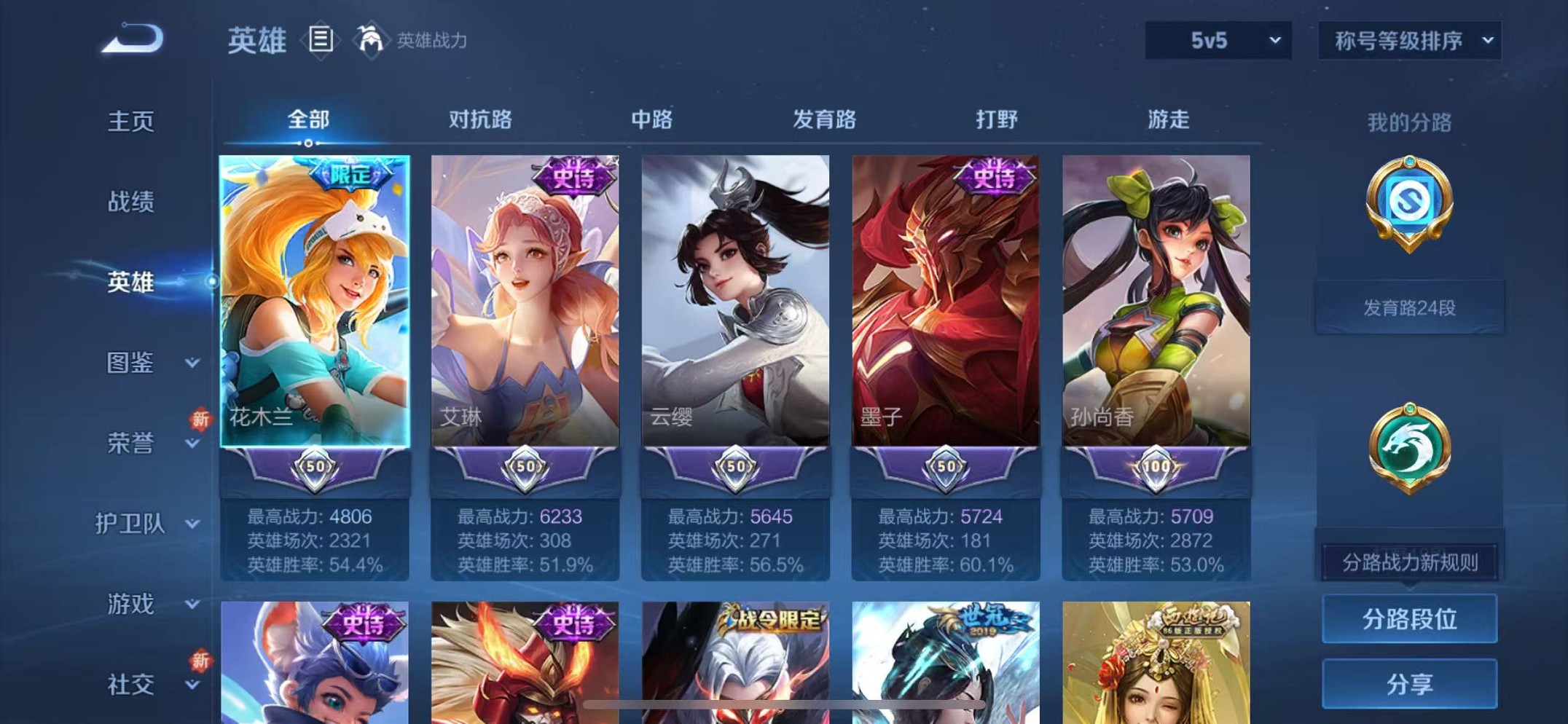 WZCMW3405491王者荣耀账号详情图3 WZCMW3405491王者荣耀账号详情图3