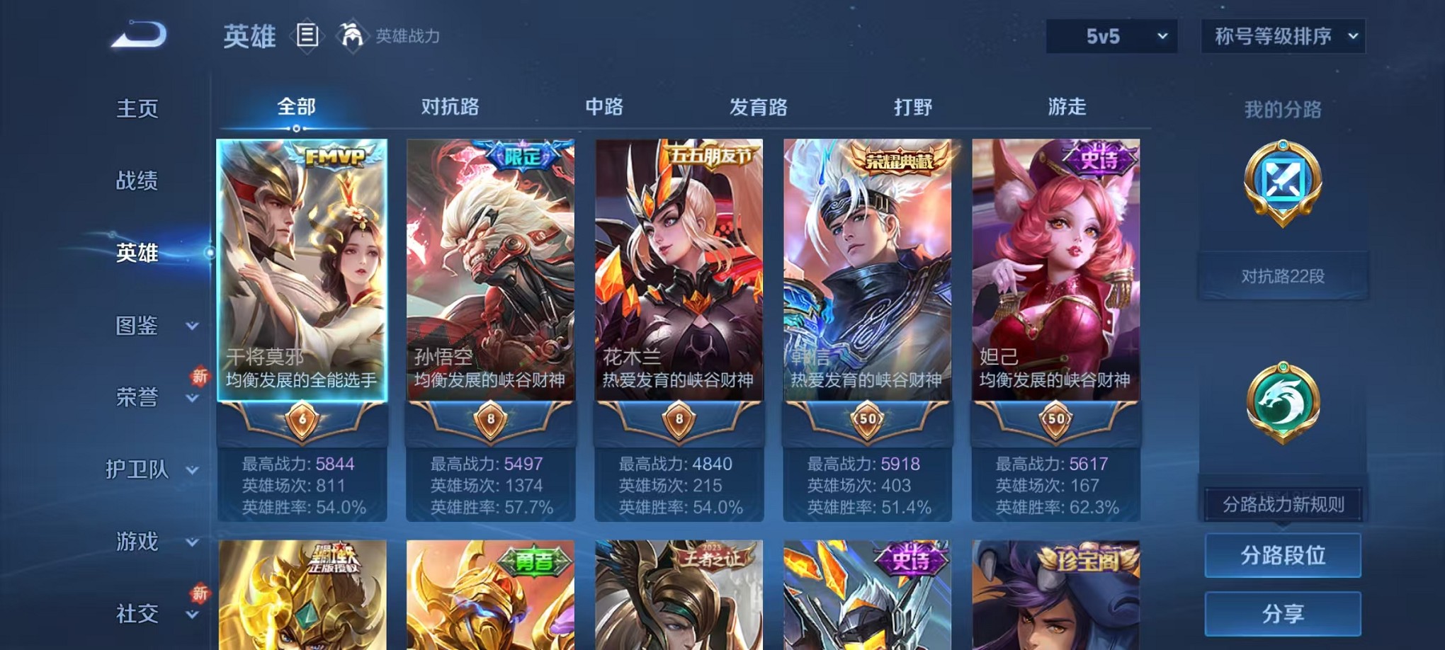 WZCMW3388664王者荣耀账号详情图2