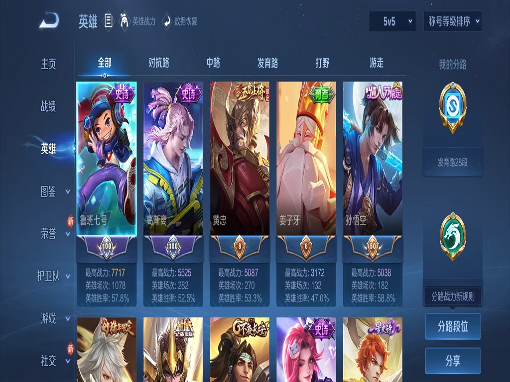 WZCMW3424236王者荣耀账号详情图2