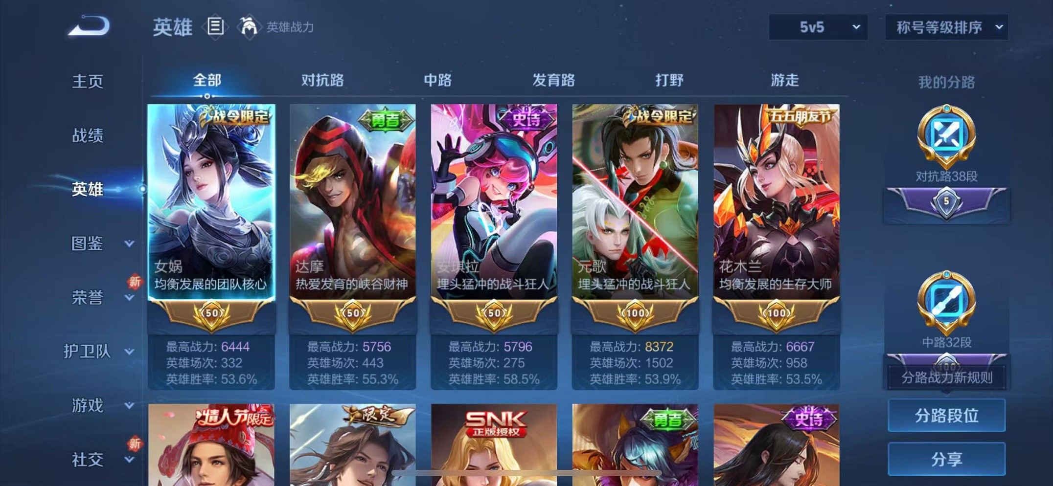 WZCMW3449370王者荣耀账号详情图2