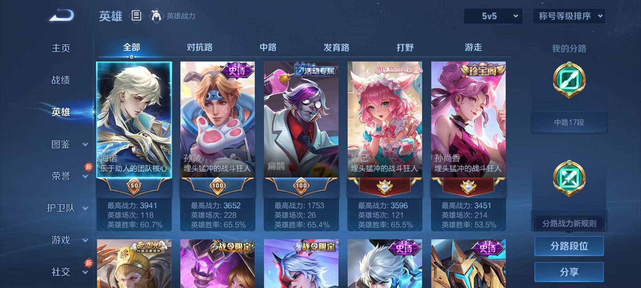 WZCMW3406070王者荣耀账号详情图2