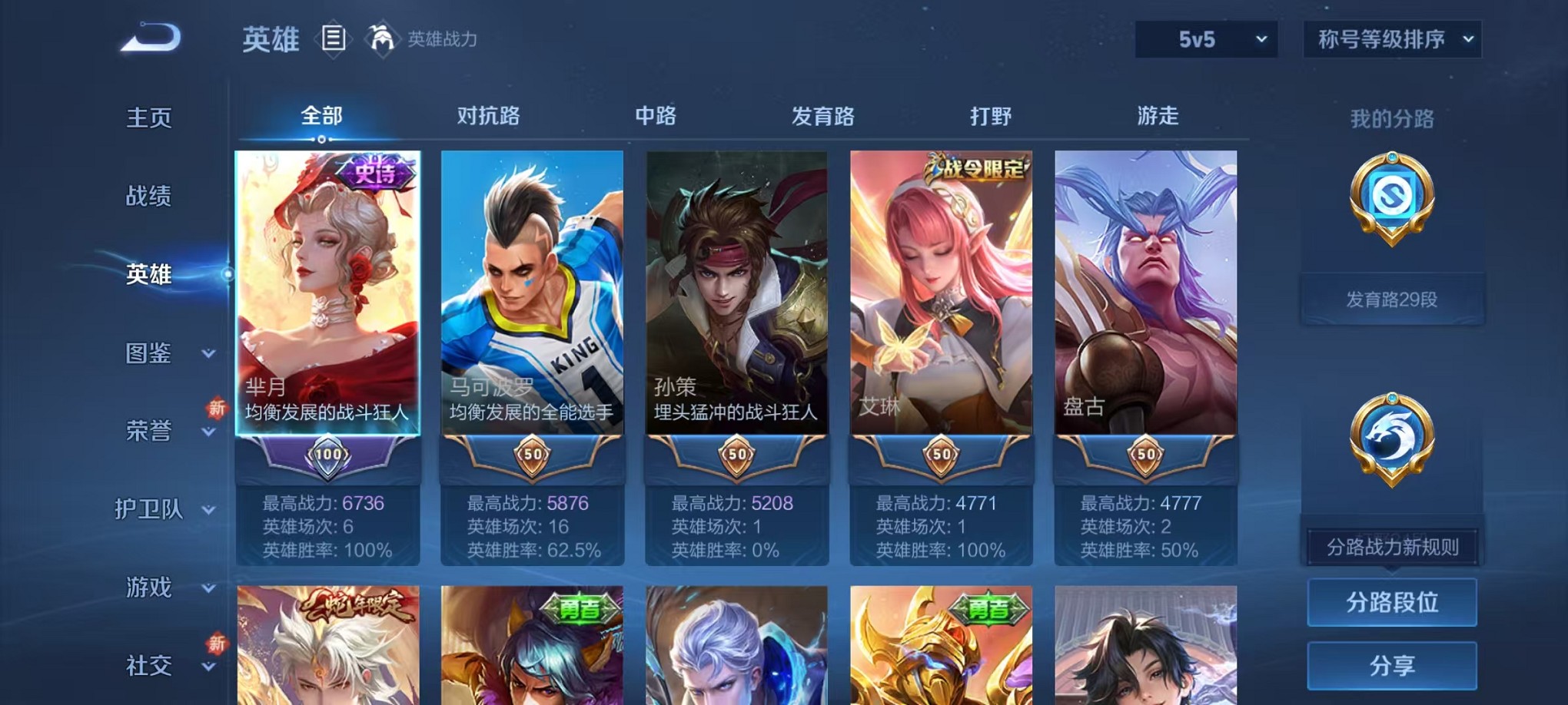 WZCMW3407614王者荣耀账号详情图2