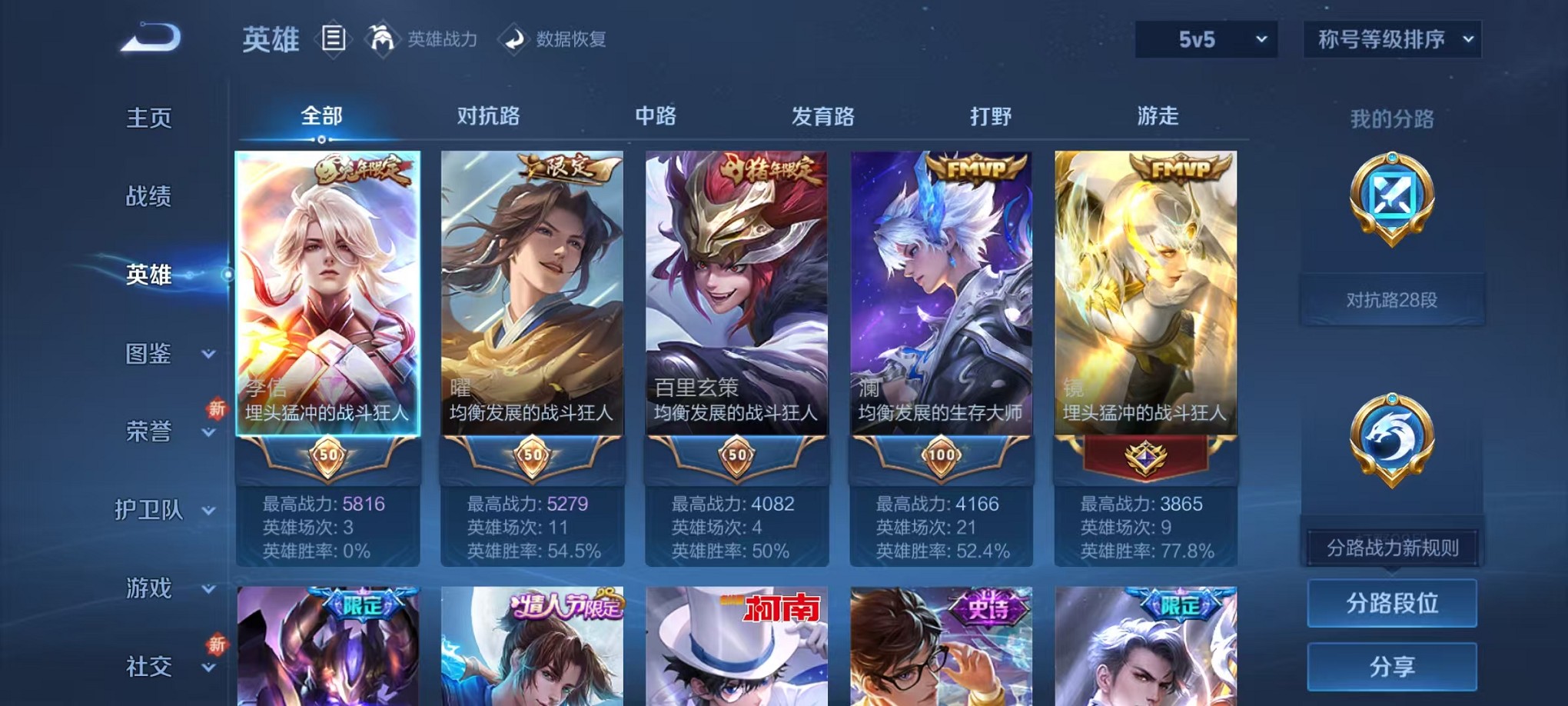 WZCMW3419294王者荣耀账号详情图2