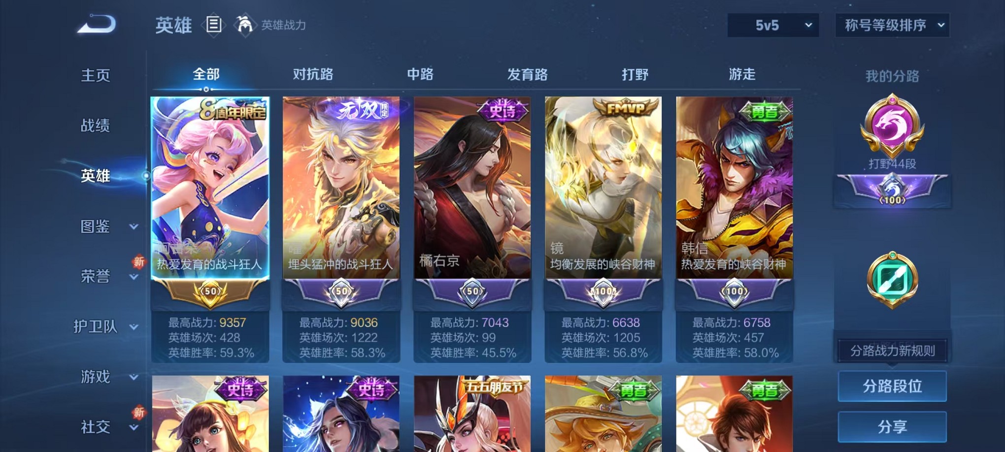 WZCMW3419501王者荣耀账号详情图3