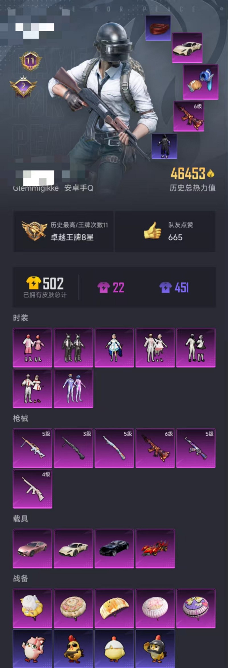 HPCMW3421043和平精英账号详情图30 HPCMW3421043和平精英账号详情图30