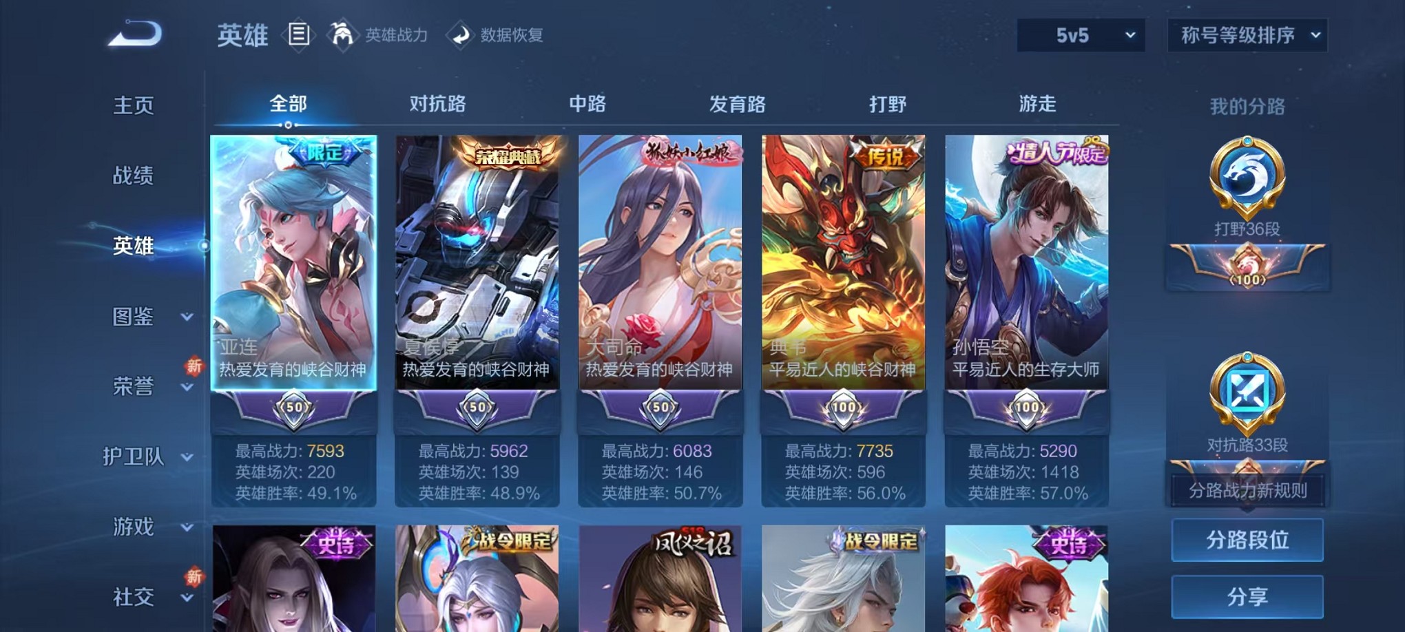 WZCMW3427856王者荣耀账号详情图2