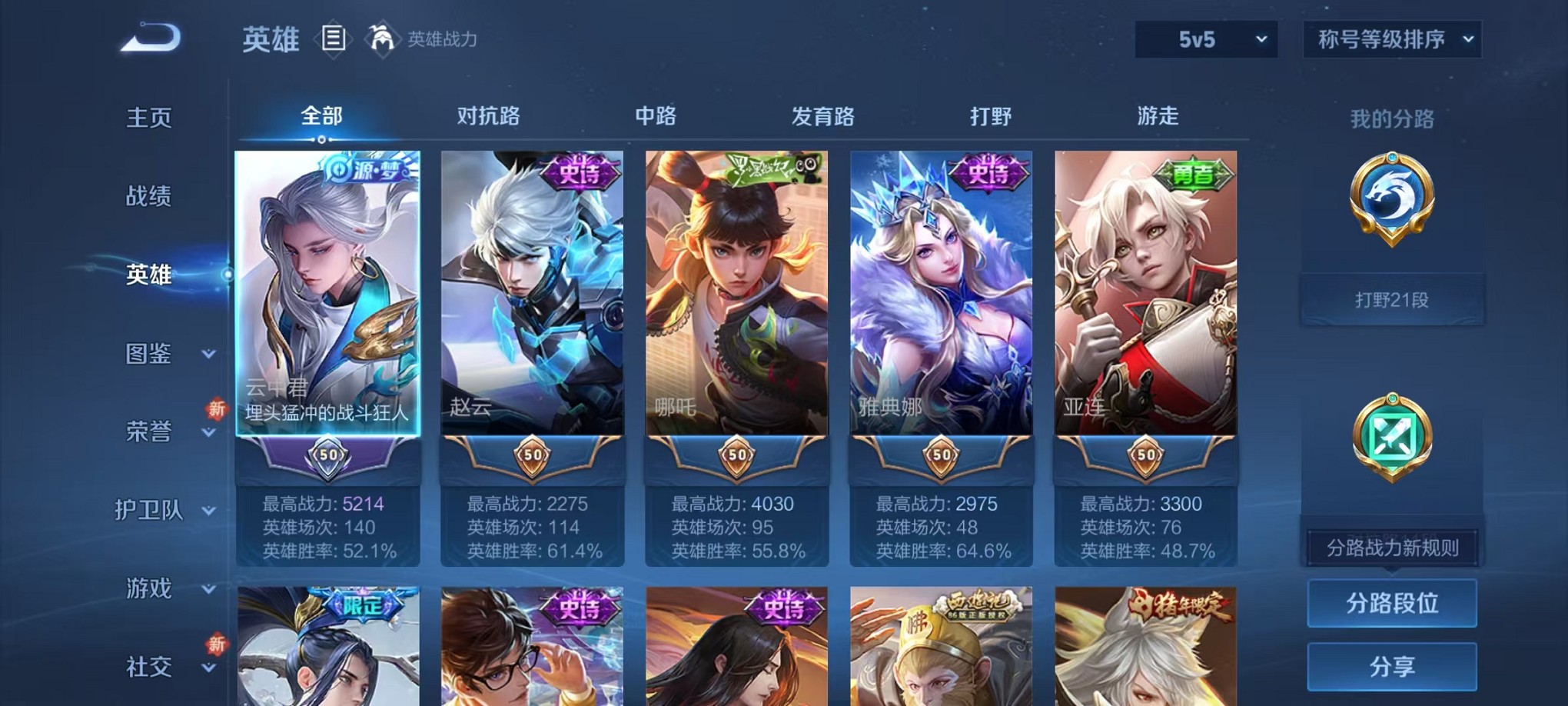 WZCMW3427807王者荣耀账号详情图2