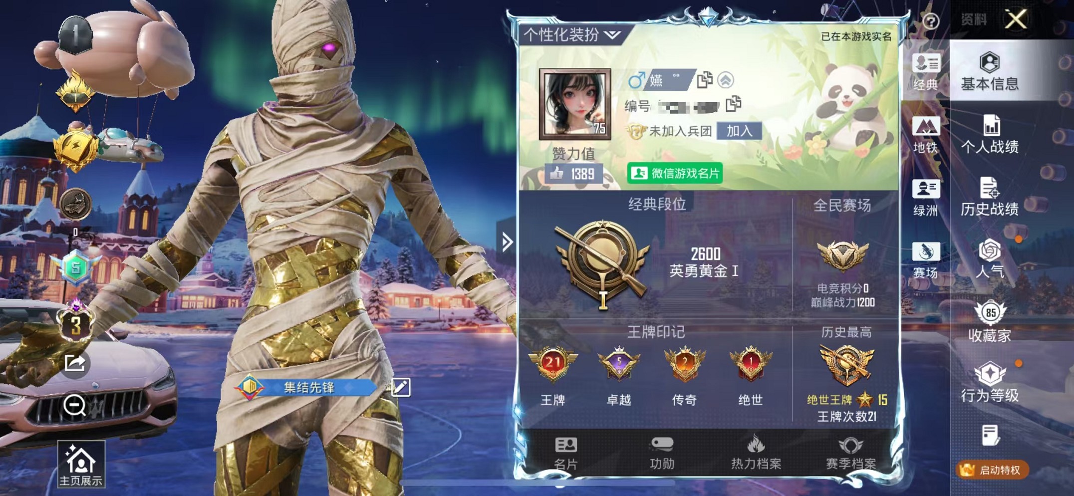 和平精英账号苹果微信8载具-282套装-343枪皮-可二次【2红装3级图卡盟 24粉装8特效枪8载具】 苹果V区-热力值