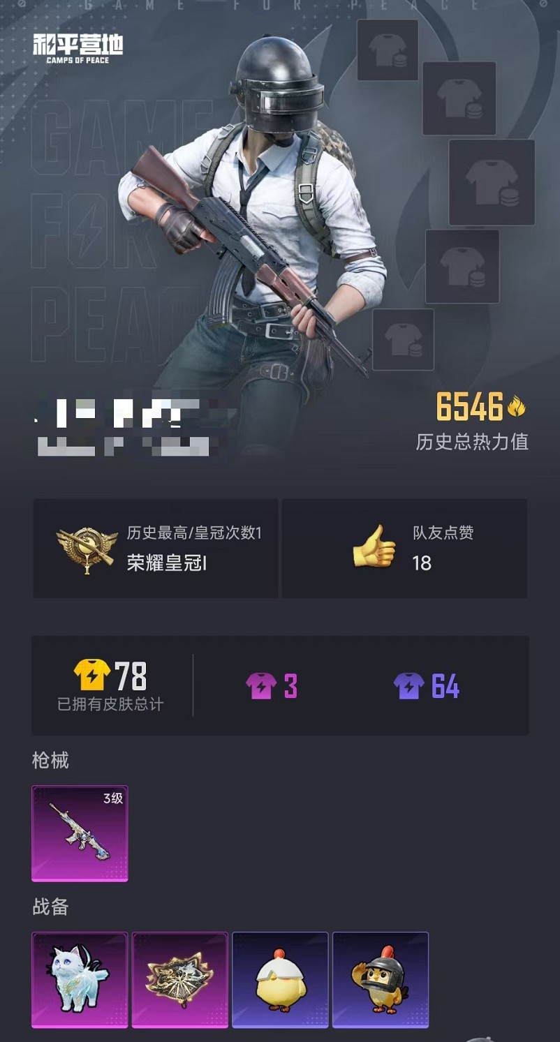 HPCMW3428738和平精英账号详情图18 HPCMW3428738和平精英账号详情图18