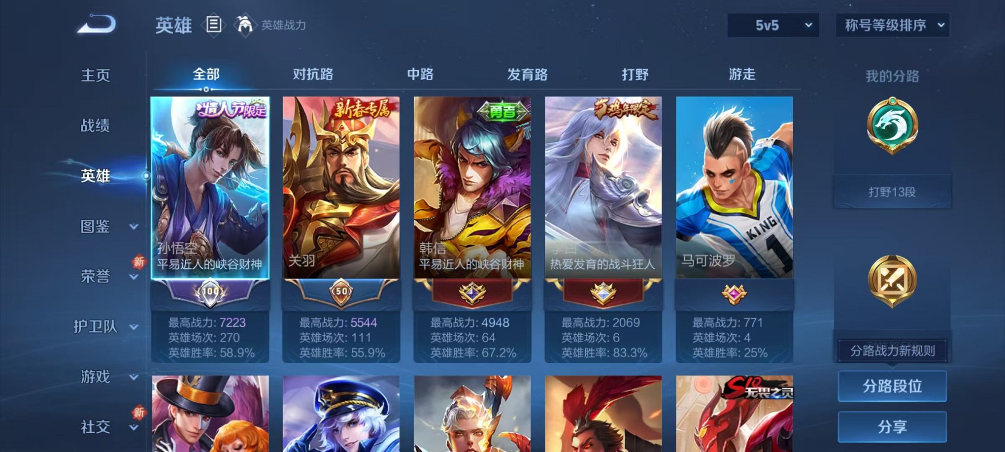 WZCMW3438299王者荣耀账号详情图3