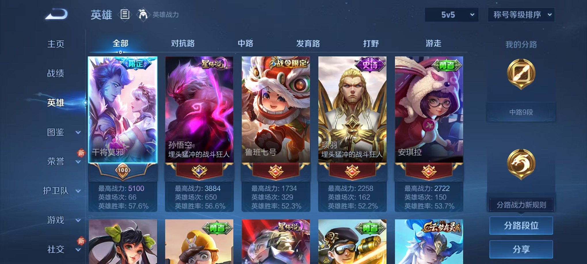 WZCMW3438469王者荣耀账号详情图3