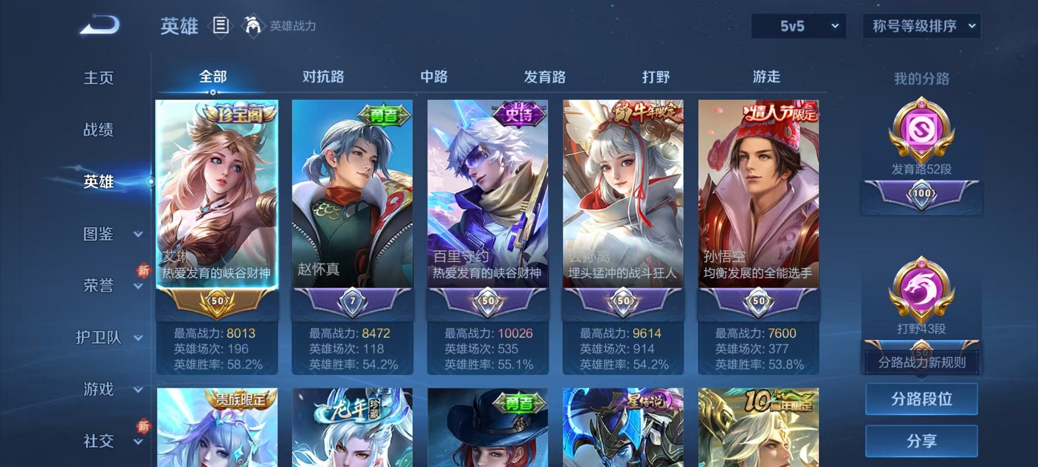 WZCMW3446513王者荣耀账号详情图2