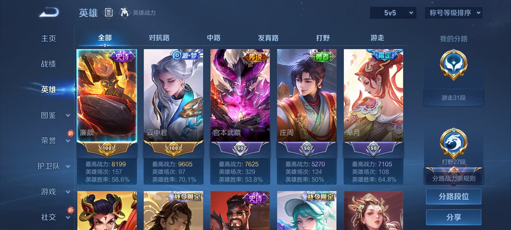 WZCMW3449973王者荣耀账号详情图3