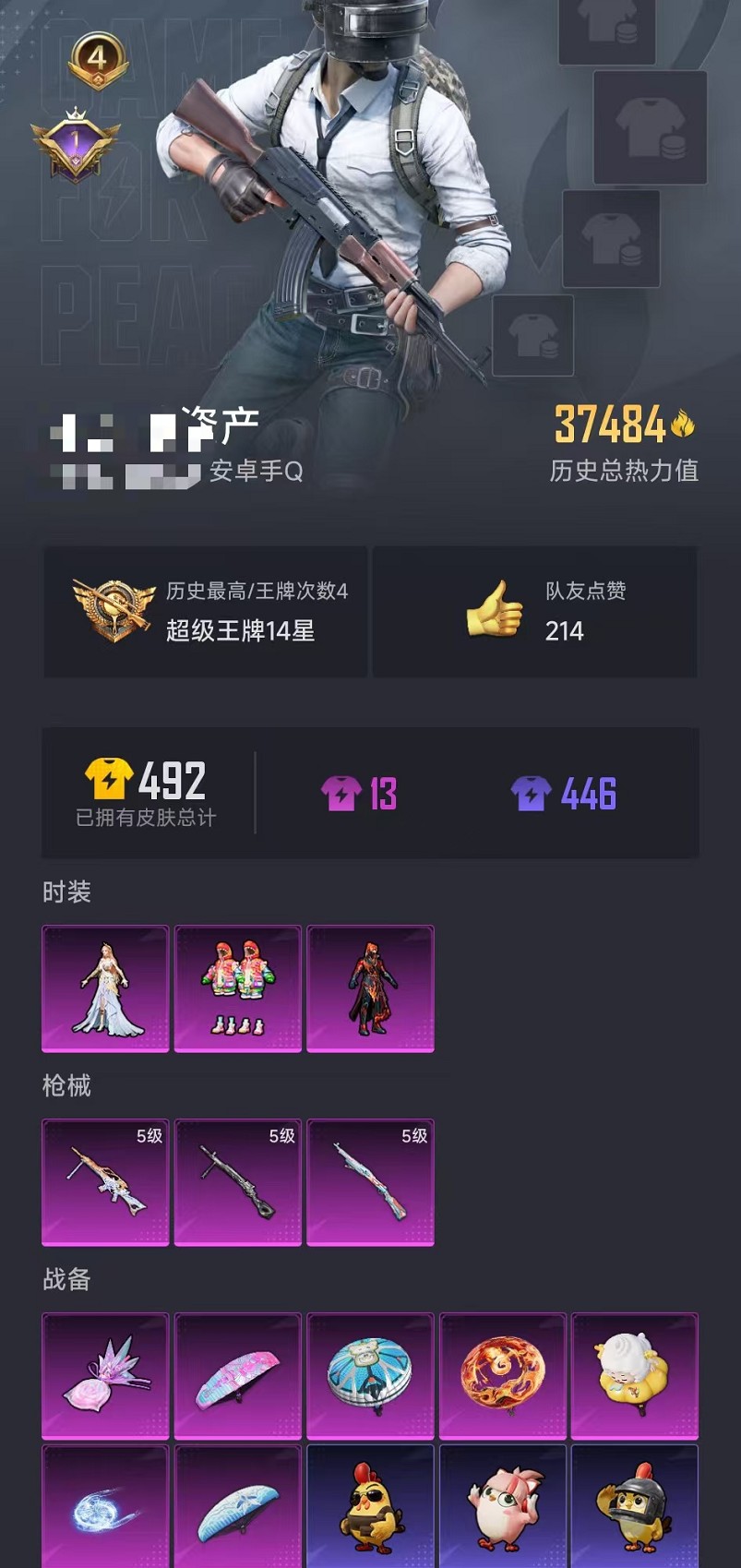 HPCMW3440431和平精英账号详情图24 HPCMW3440431和平精英账号详情图24