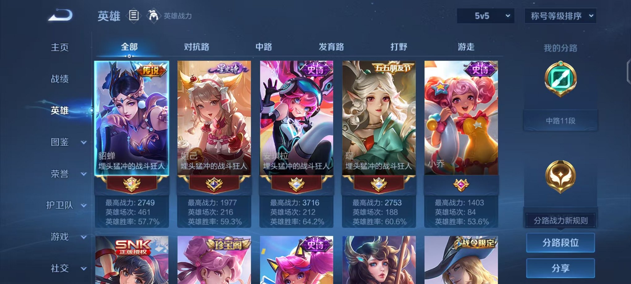 WZCMW3449880王者荣耀账号详情图3