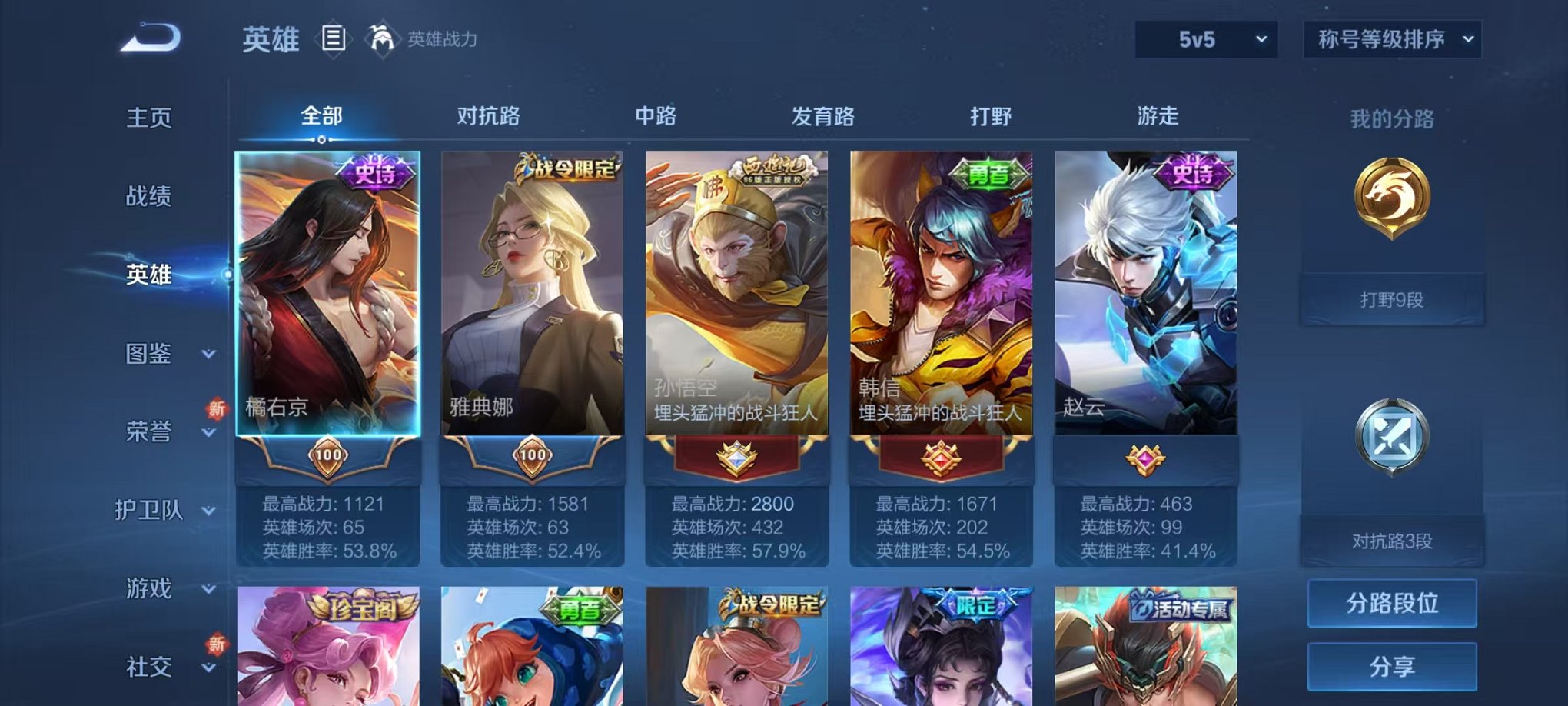 WZCMW3460609王者荣耀账号详情图3