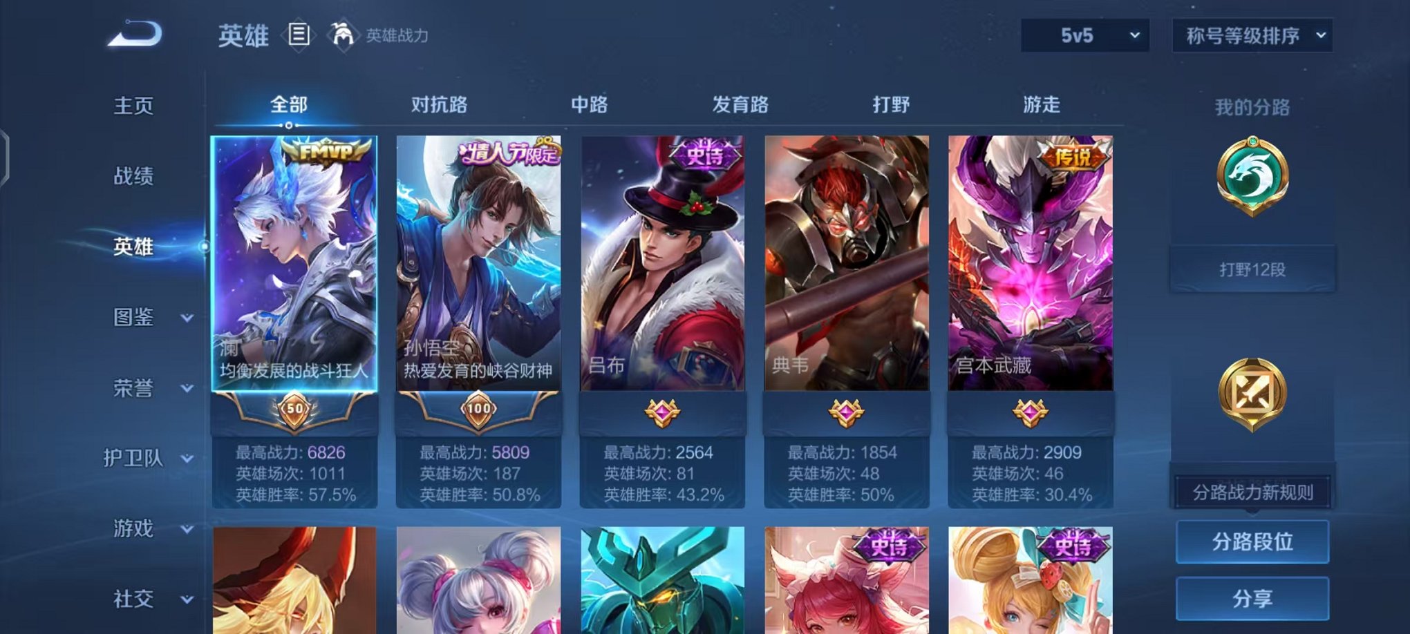 WZCMW3460574王者荣耀账号详情图2