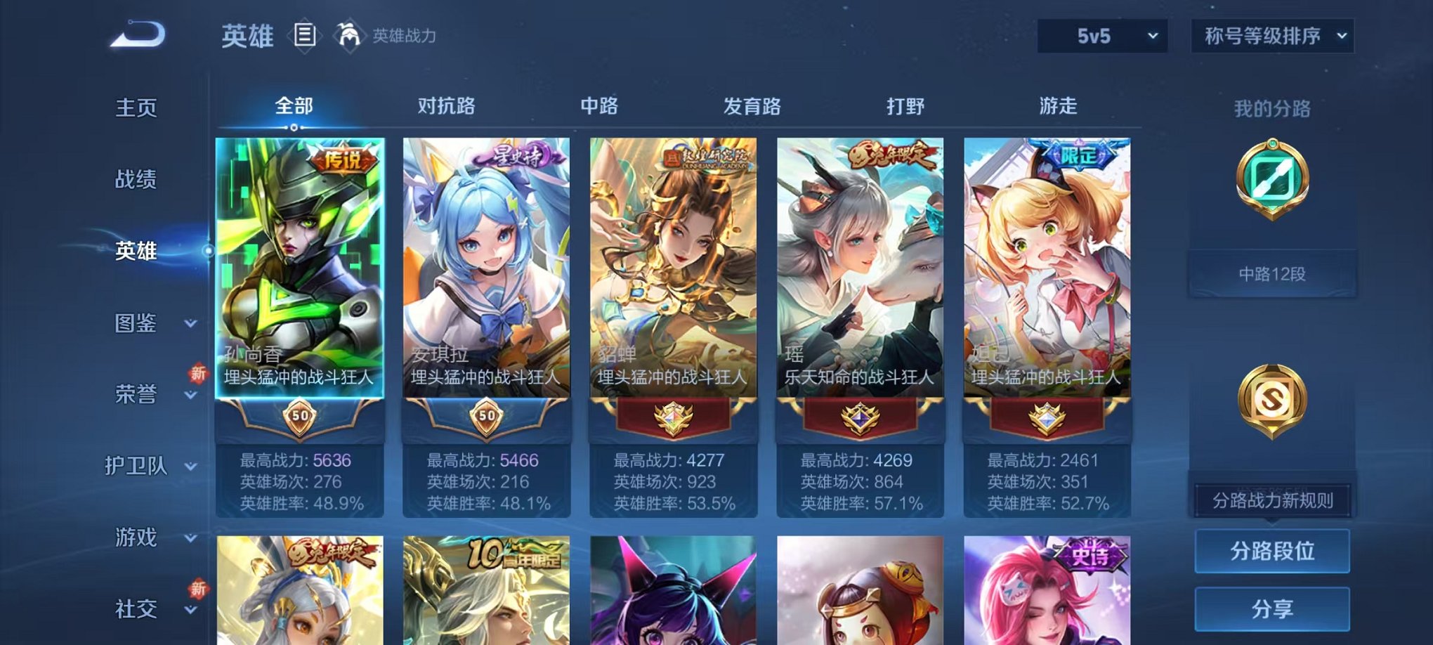 WZCMW3463732王者荣耀账号详情图2