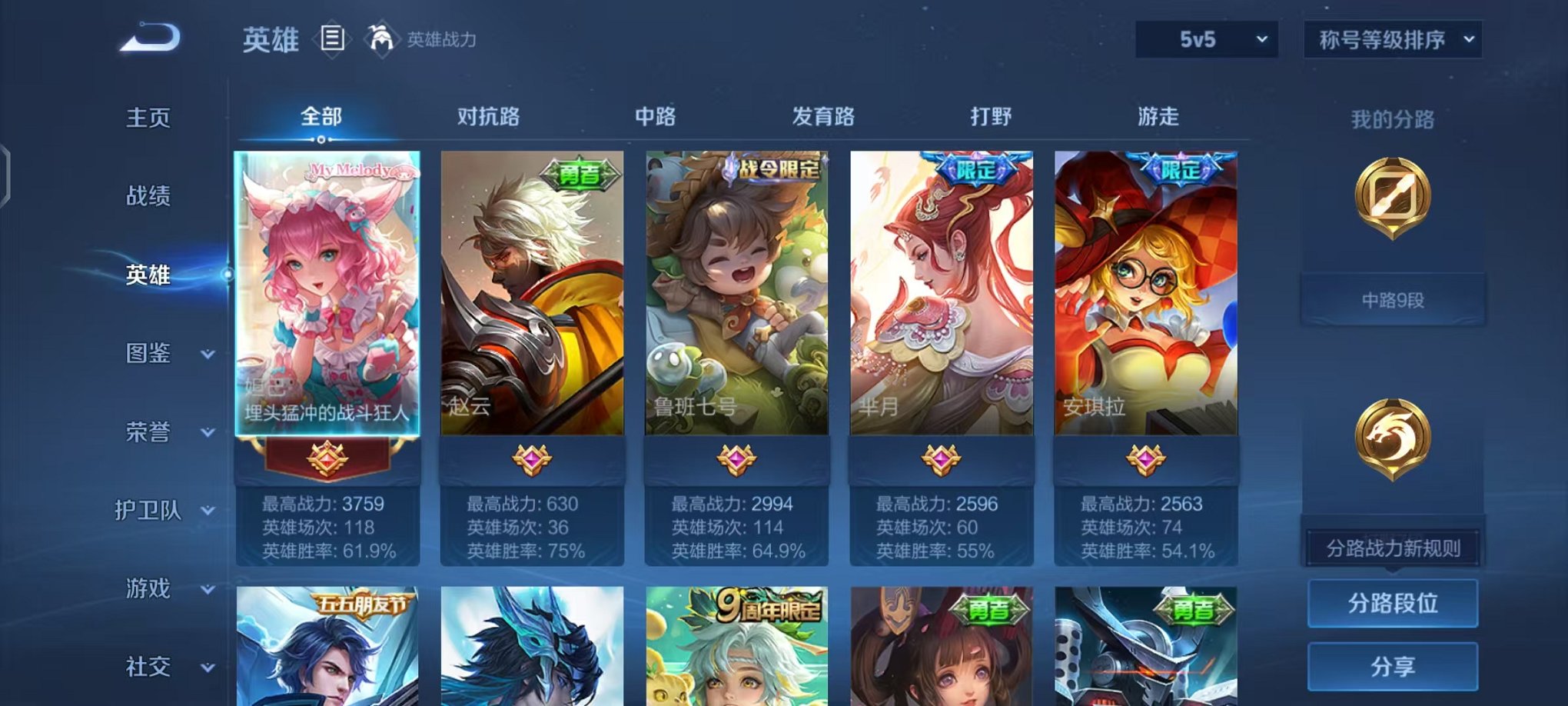 WZCMW3473977王者荣耀账号详情图2