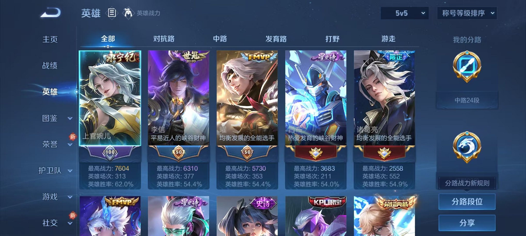 WZCMW3463760王者荣耀账号详情图2