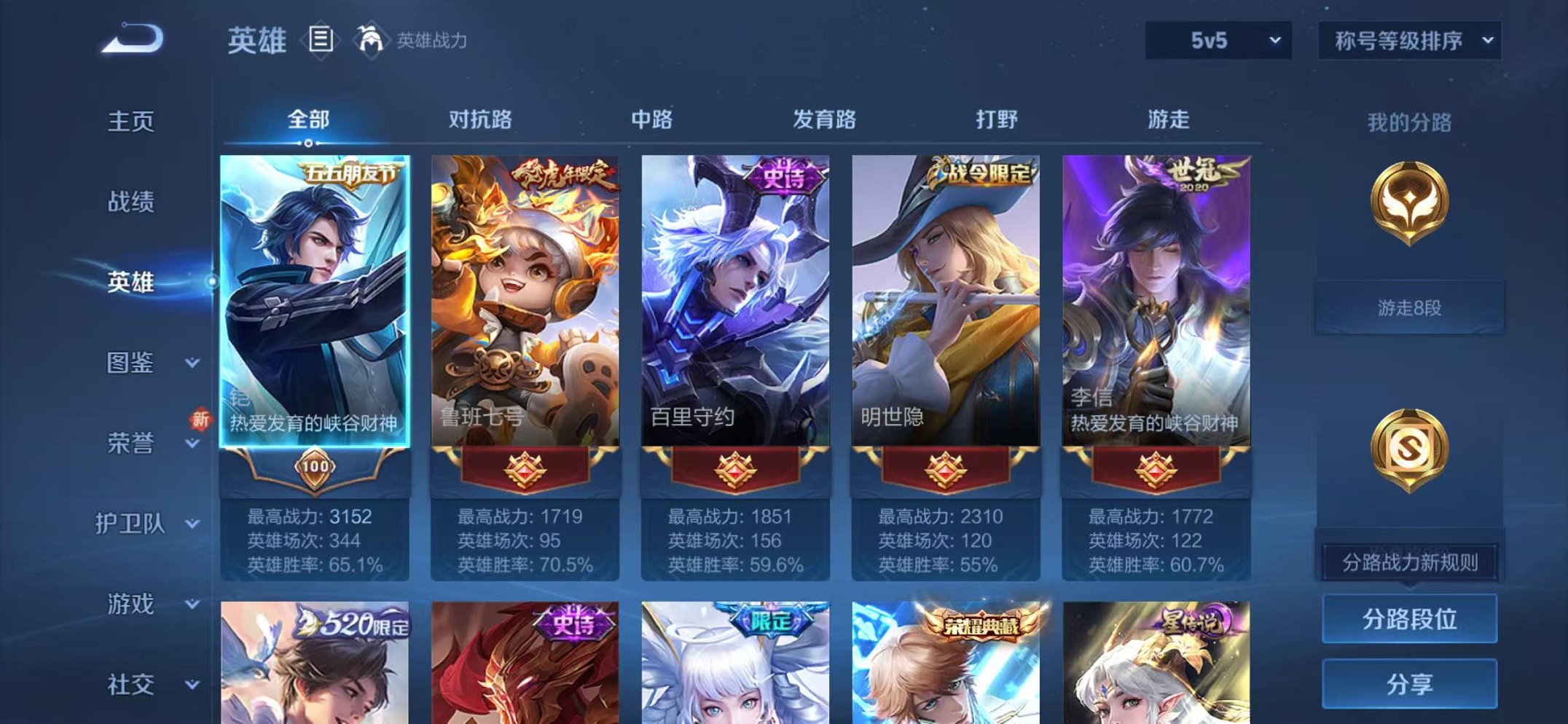 WZCMW3468737王者荣耀账号详情图2