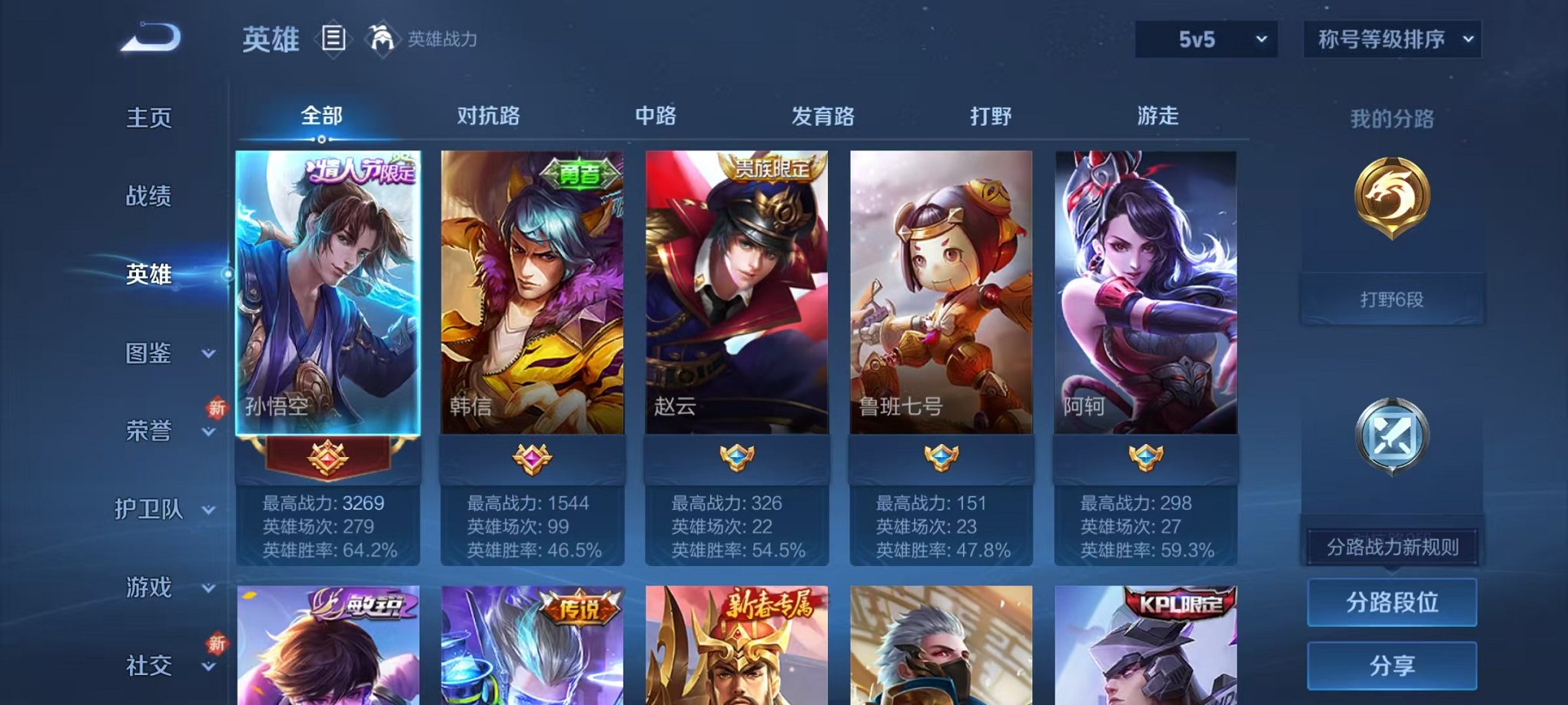 WZCMW3468687王者荣耀账号详情图2