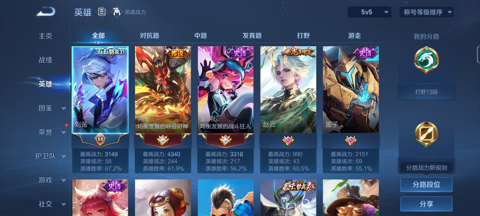 WZCMW3477438王者荣耀账号详情图3