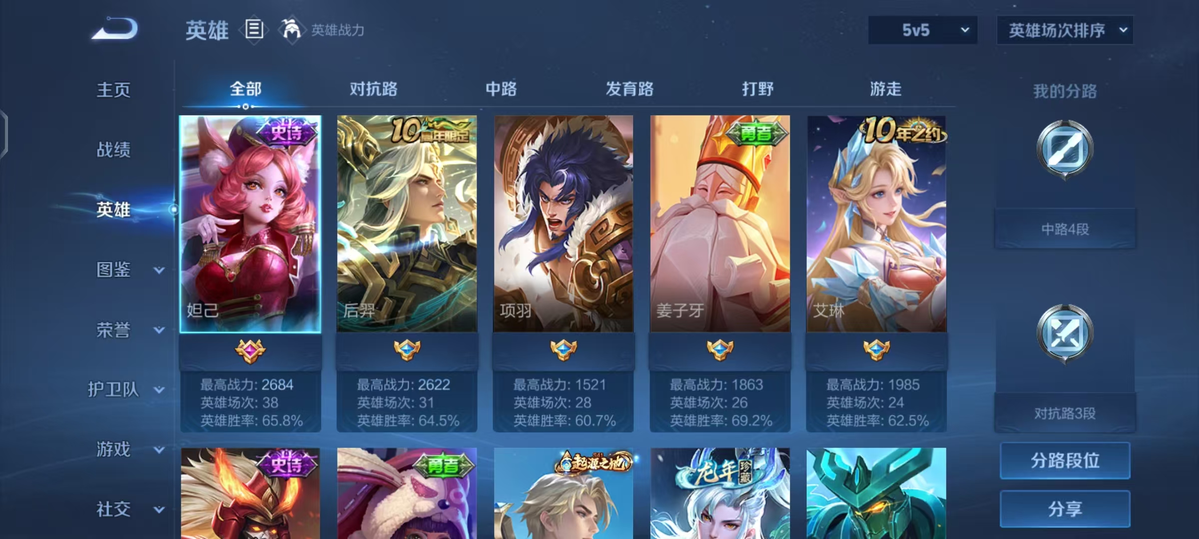 WZCMW410674王者荣耀账号详情图4