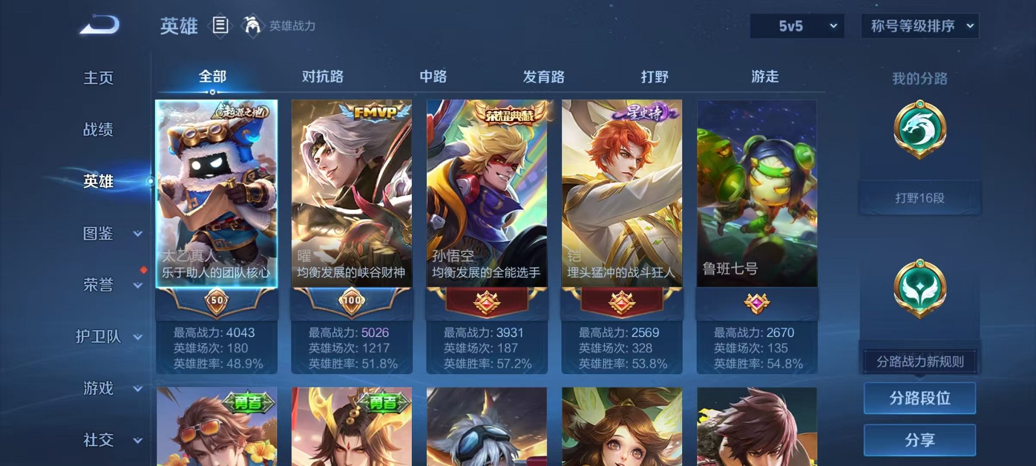 WZCMW410701王者荣耀账号详情图2