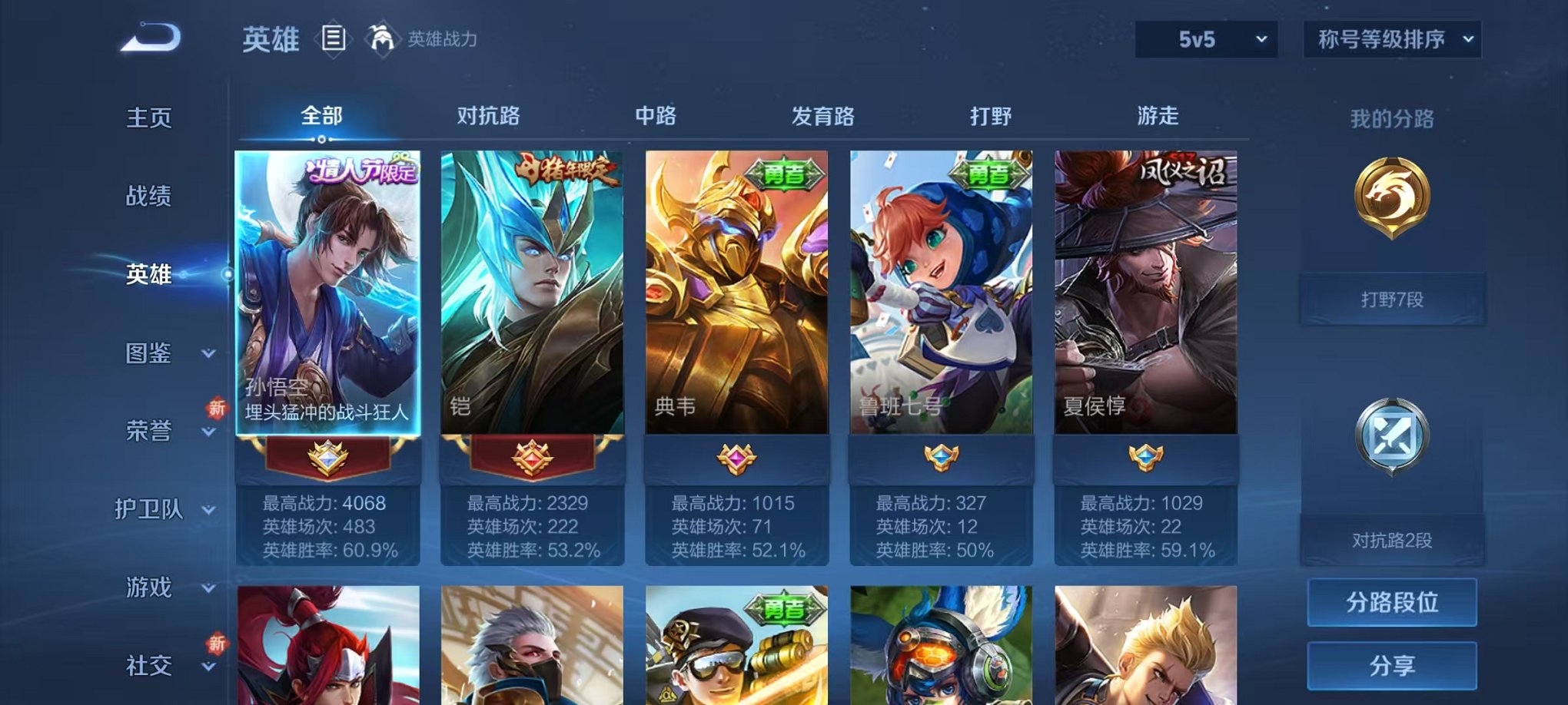 WZCMW3483745王者荣耀账号详情图2