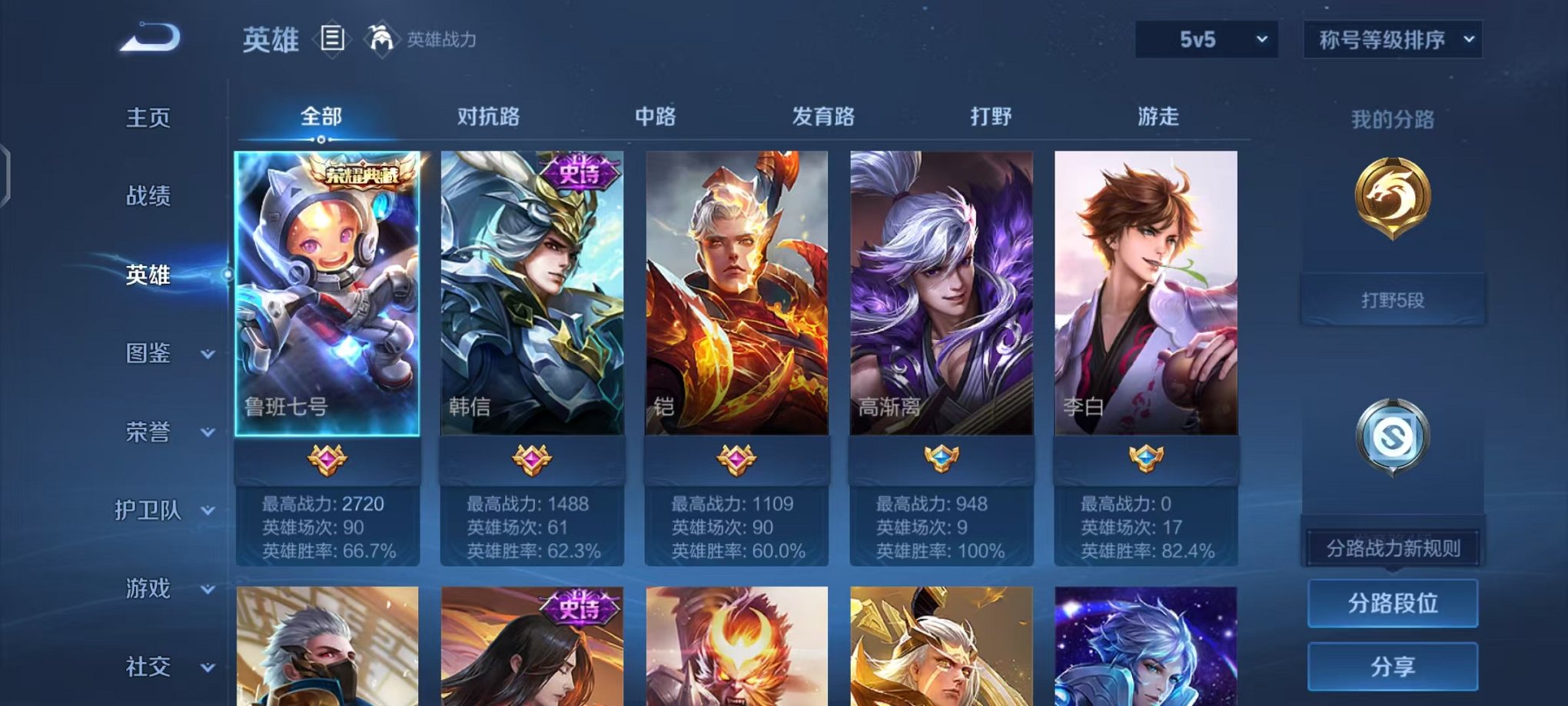 WZCMW410915王者荣耀账号详情图3