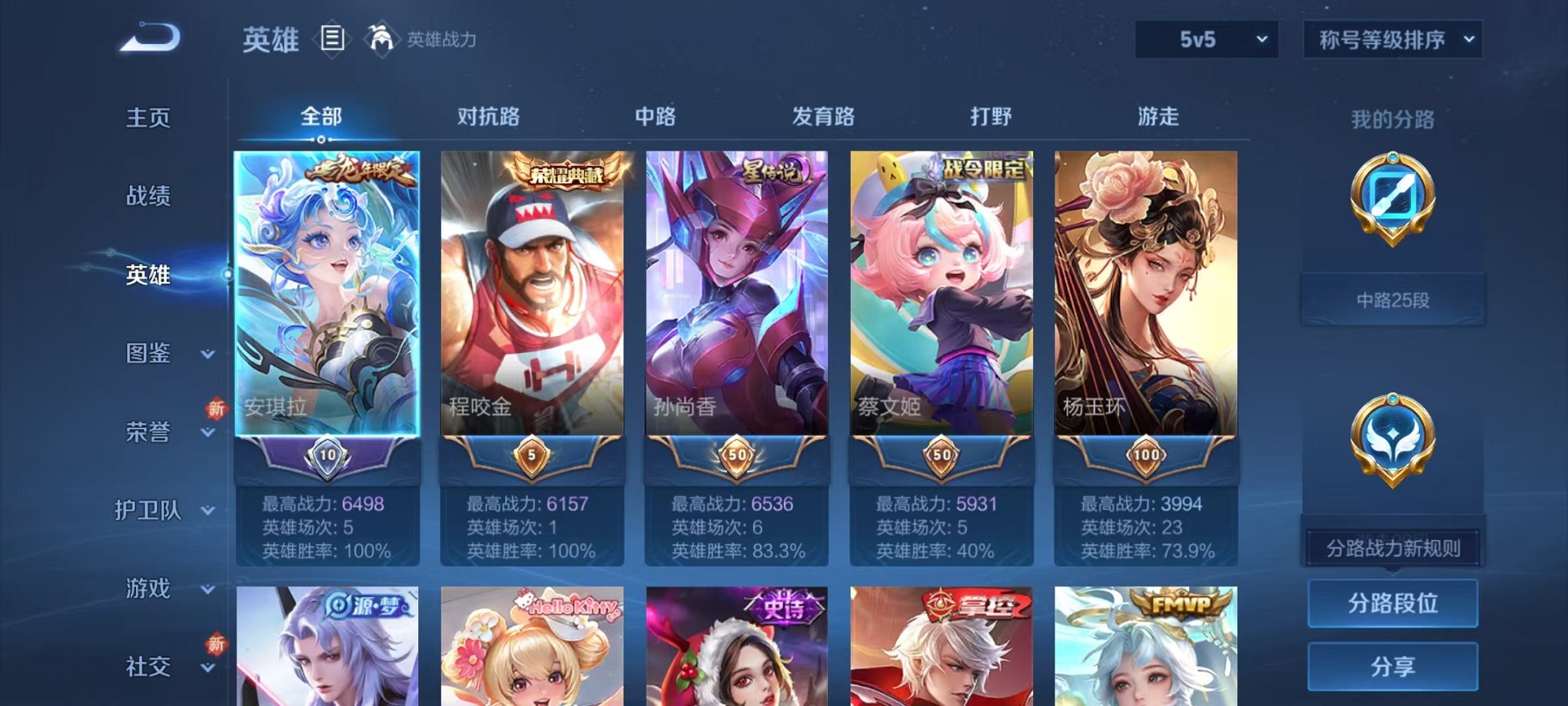 WZCMW412294王者荣耀账号详情图2