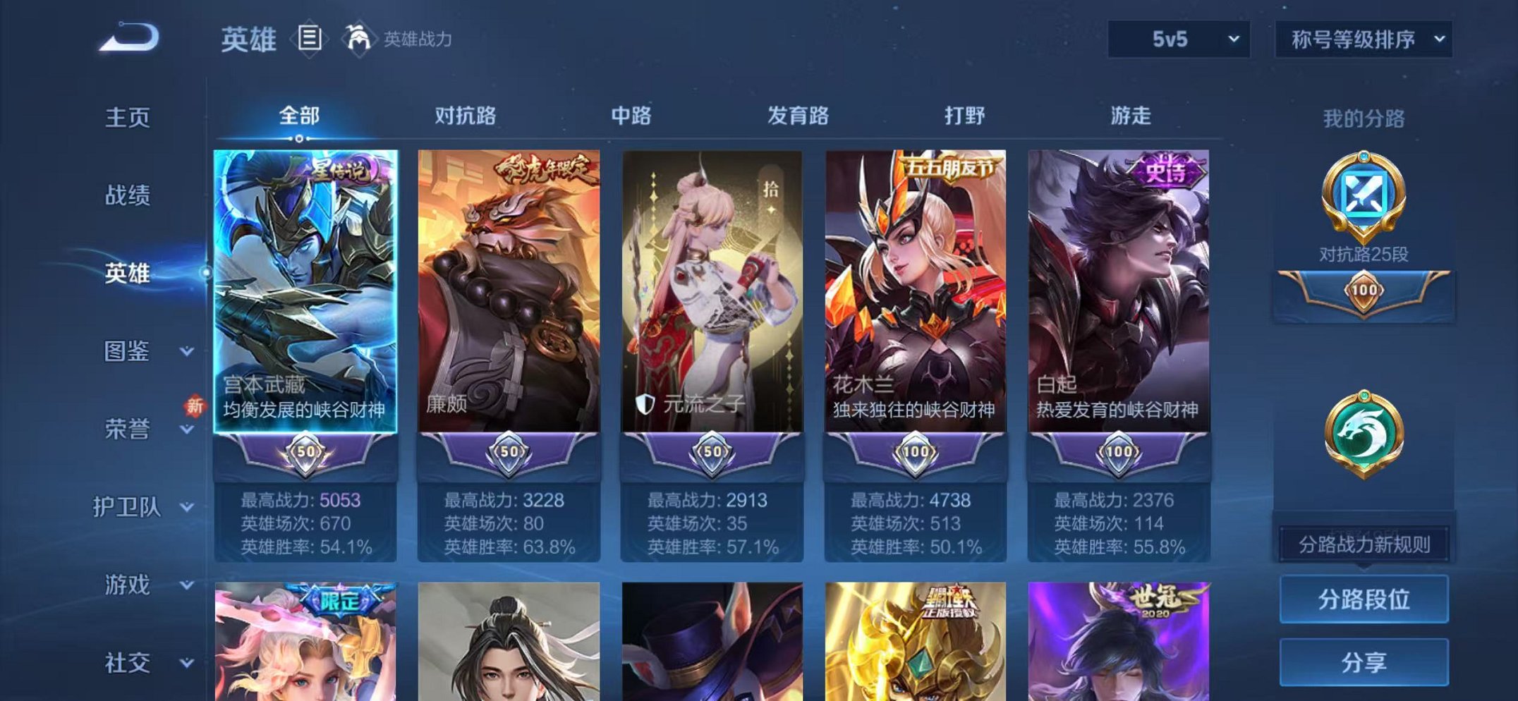 WZCMW415080王者荣耀账号详情图2 WZCMW415080王者荣耀账号详情图2