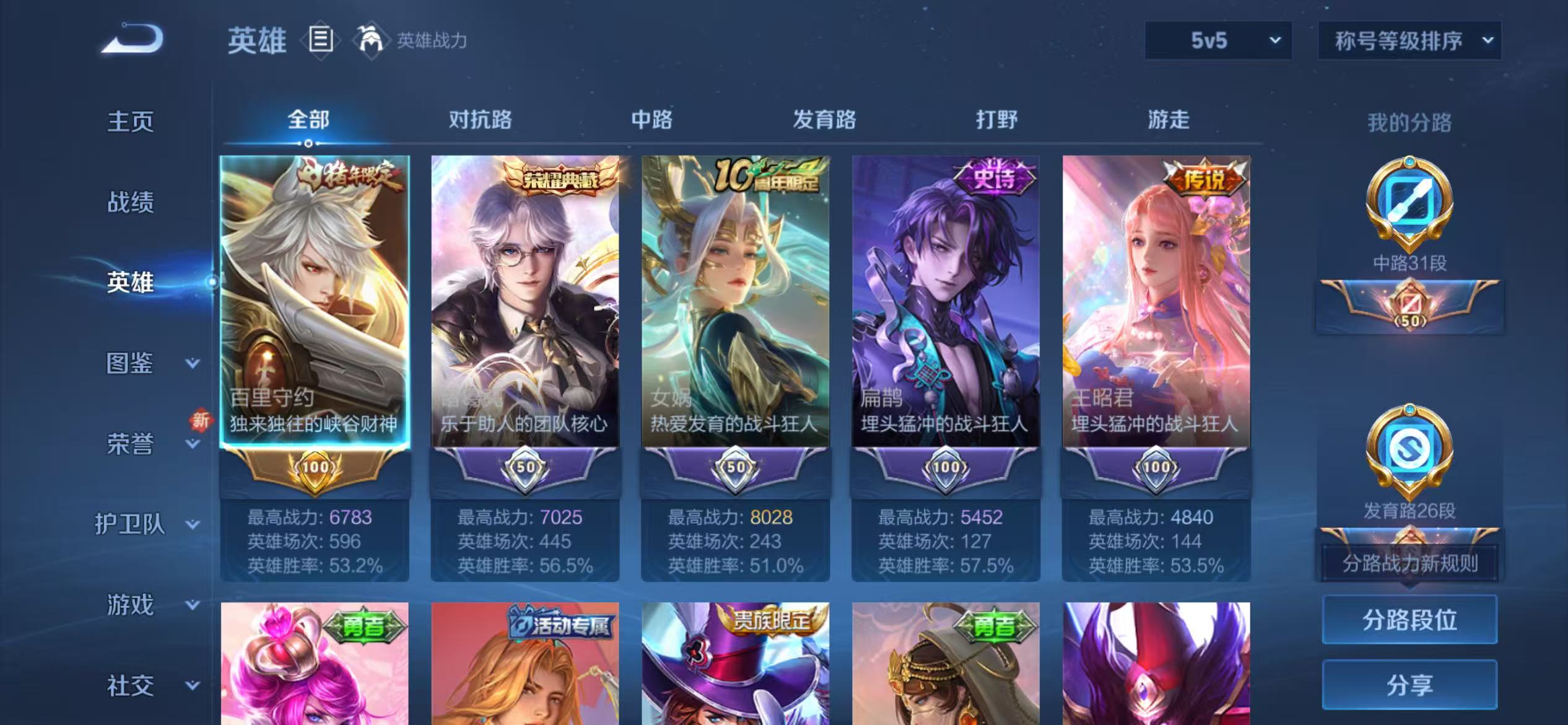 WZCMW4124885王者荣耀账号详情图3