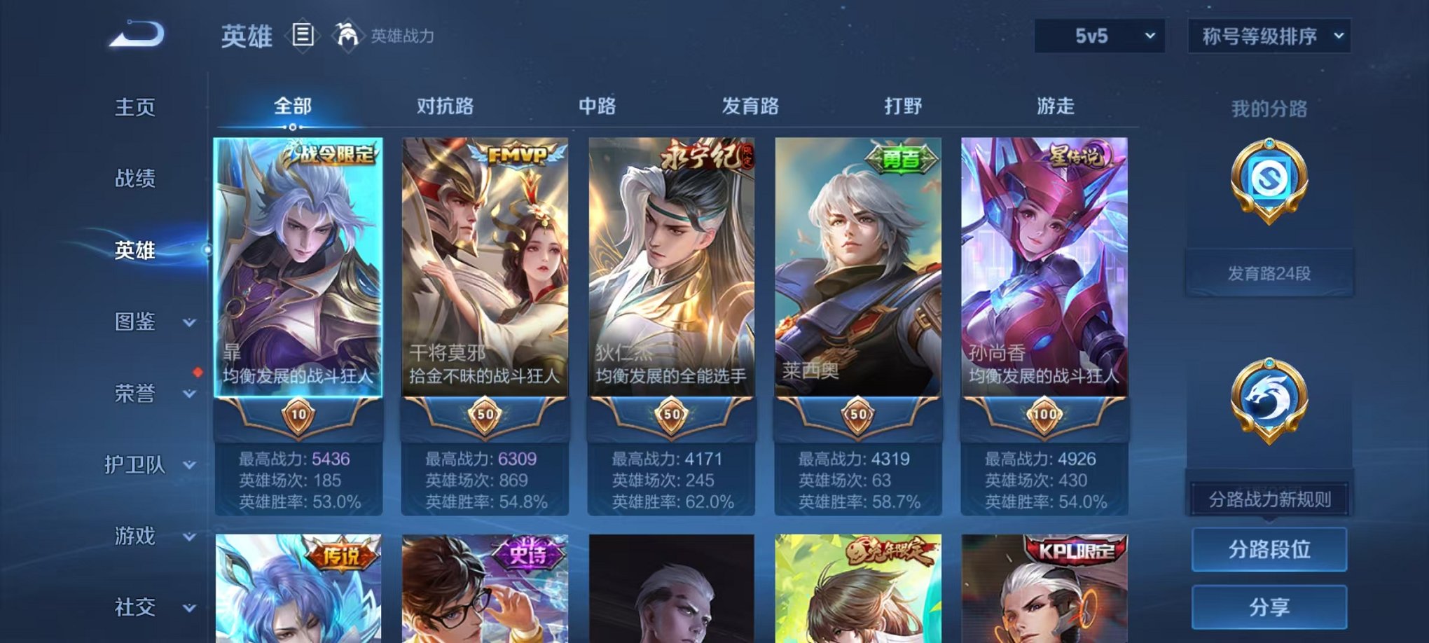 WZCMW419213王者荣耀账号详情图2