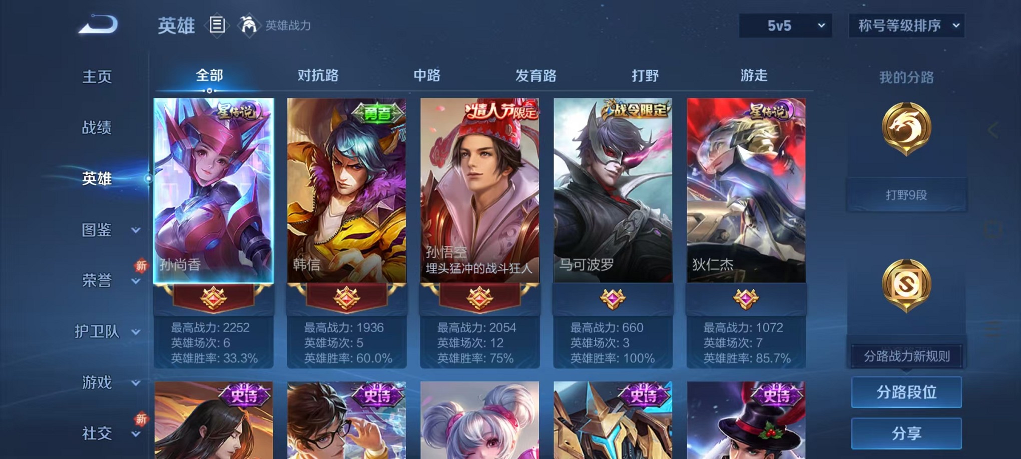 WZCMW421419王者荣耀账号详情图2