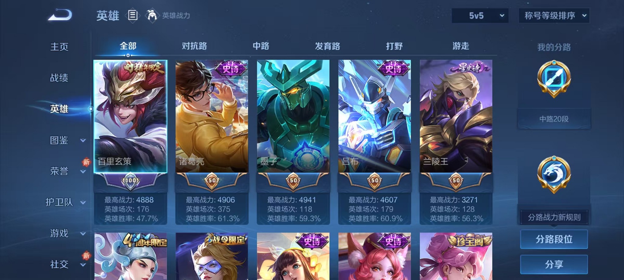 WZCMW421371王者荣耀账号详情图2