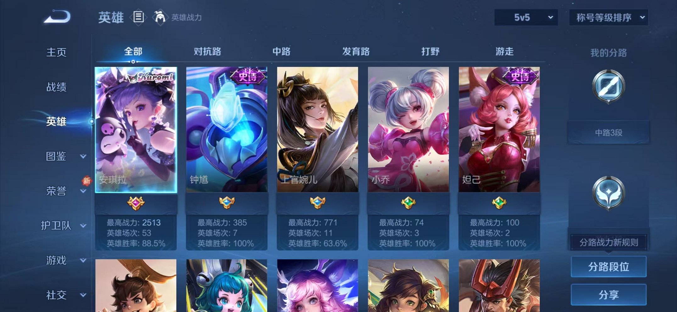 WZCMW429981王者荣耀账号详情图2