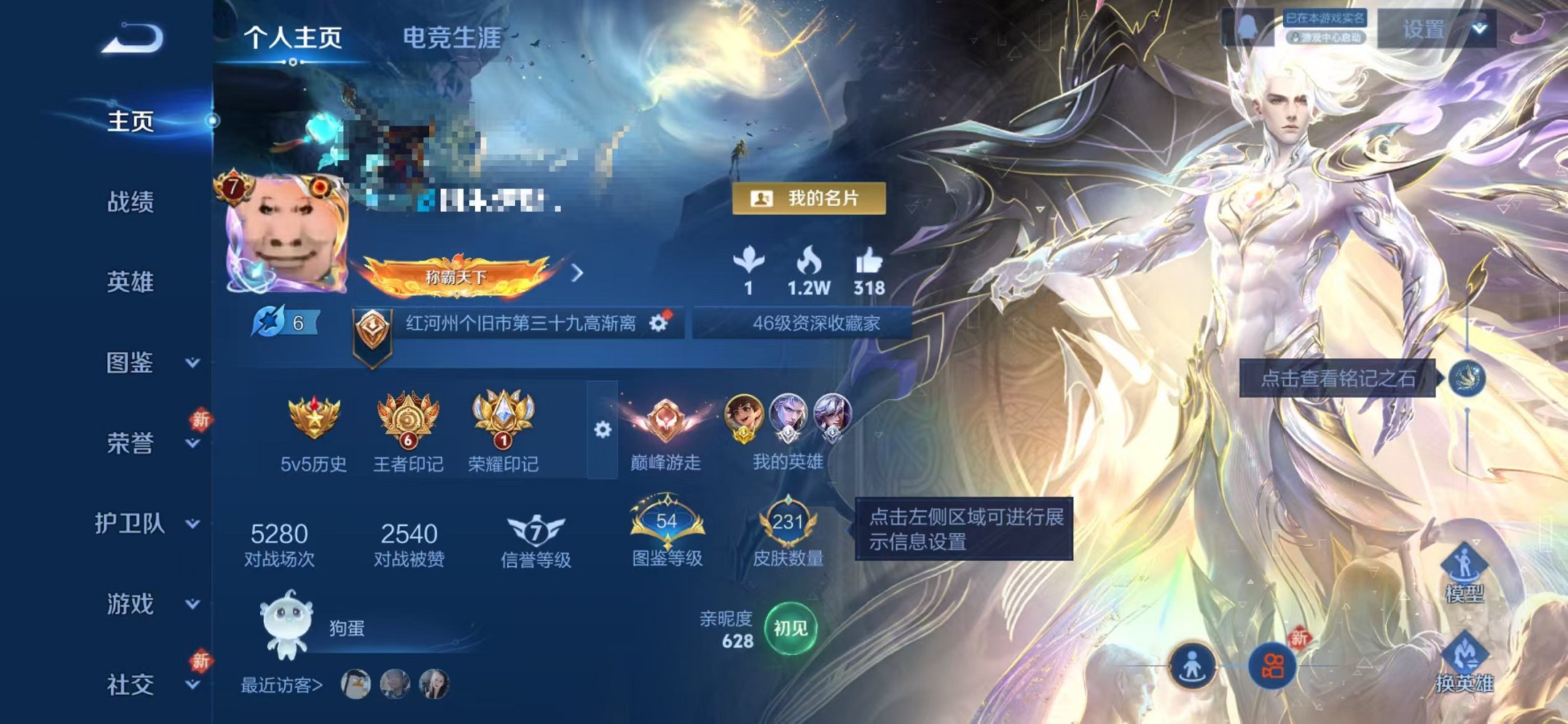 王者荣耀账号苹果QQ126英雄-231皮肤-【231皮肤1水晶1无双1星元1珍品9传说可秒换绑】苹果QQ-126英雄-2