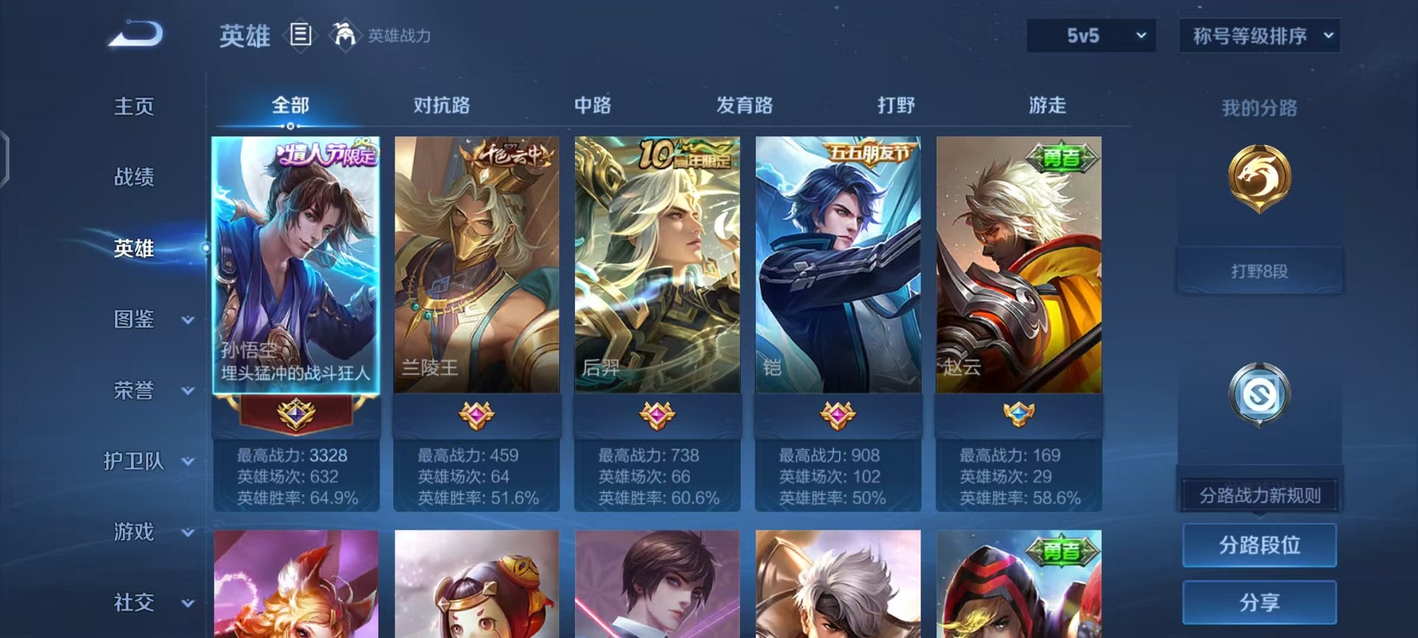 WZCMW456114王者荣耀账号详情图2