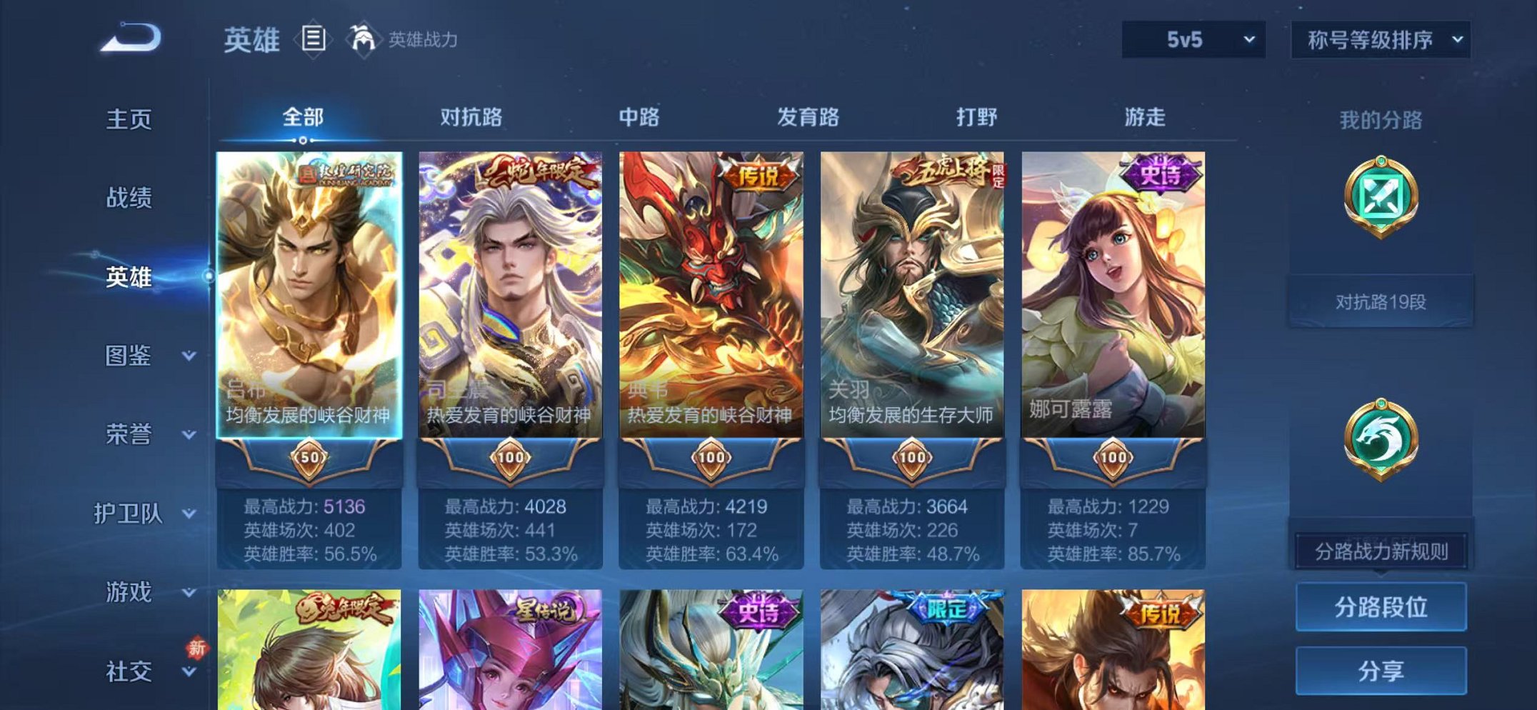 WZCMW462504王者荣耀账号详情图2